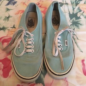 blue vans sneakers